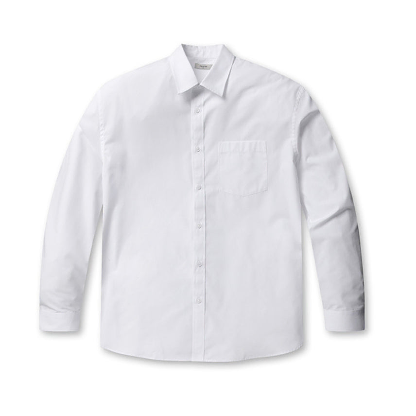 [BUNJANG] POLHAM Oversized Long-Sleeve Shirt White / 새) 오버핏 긴팔 셔츠 화이트 95, 105 새상품