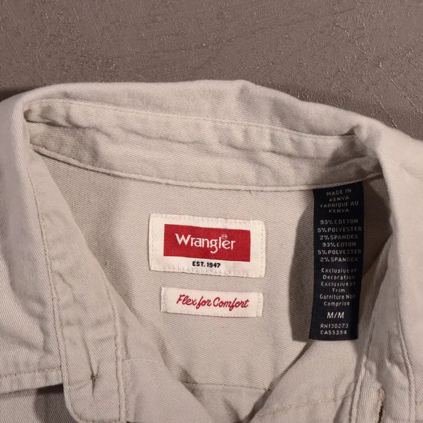 [BUNJANG] Wrangler C430 Cotton Work Shirt / 랭글러 코튼 워크셔츠 C430