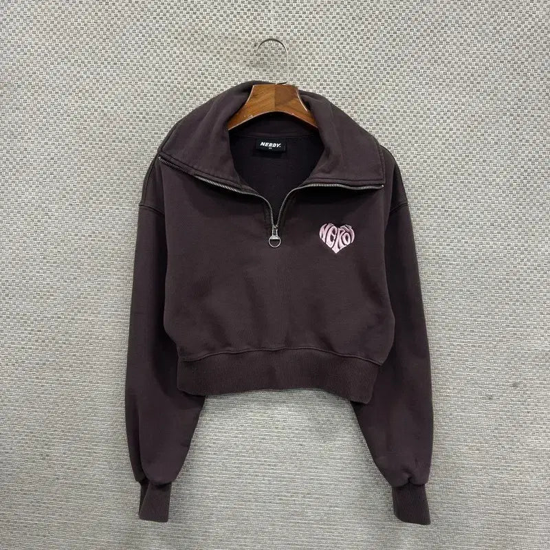 [SOLD OUT] 널디 크롭 맨투맨 XS M14293