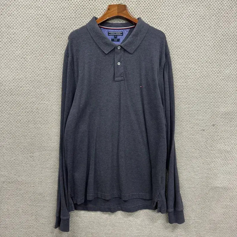 [SOLD OUT] 타미힐피거 슬림핏 긴팔카라티 XXL M14295