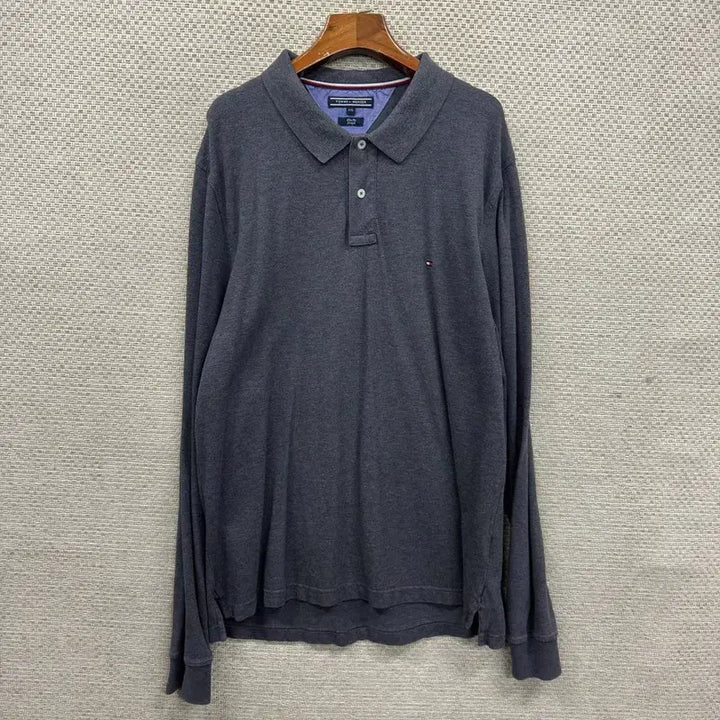 [SOLD OUT] 타미힐피거 슬림핏 긴팔카라티 XXL M14295