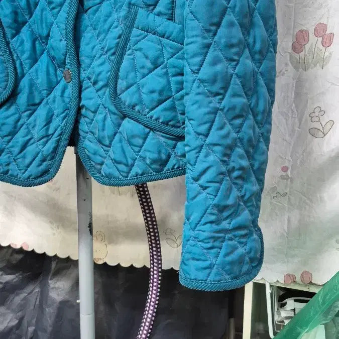 [BUNJANG] Aquascutum Silk Quilted Lightweight Padded Jacket / 아쿠아스큐텀    실크100%  퀼팅   경량  패딩자켓