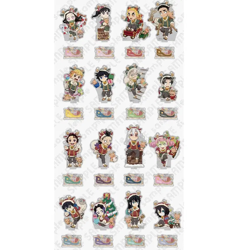 [SOLD OUT] (일괄) 귀멸의 칼날 크리스마스 2025 아크릴 스탠드 전16종 기유 등