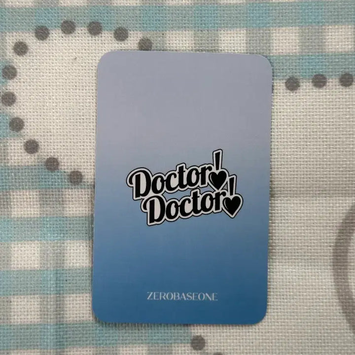 [BUNJANG] 제로베이스원  성한빈 공방 포카 doctor  doctor / 제로베이스원  성한빈 공방 포카 doctor  doctor