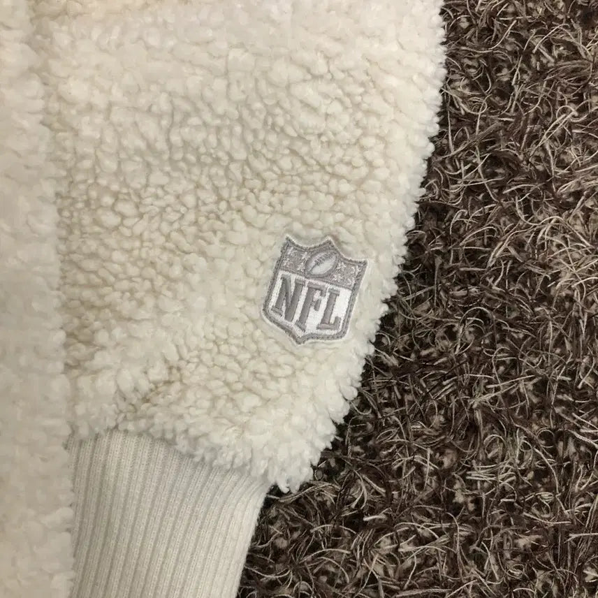 [BUNJANG] M NFL Fleece Lined Hooded Zip-Up Jacket / M NFL 양털 후리스 후드집업 플리스 자켓