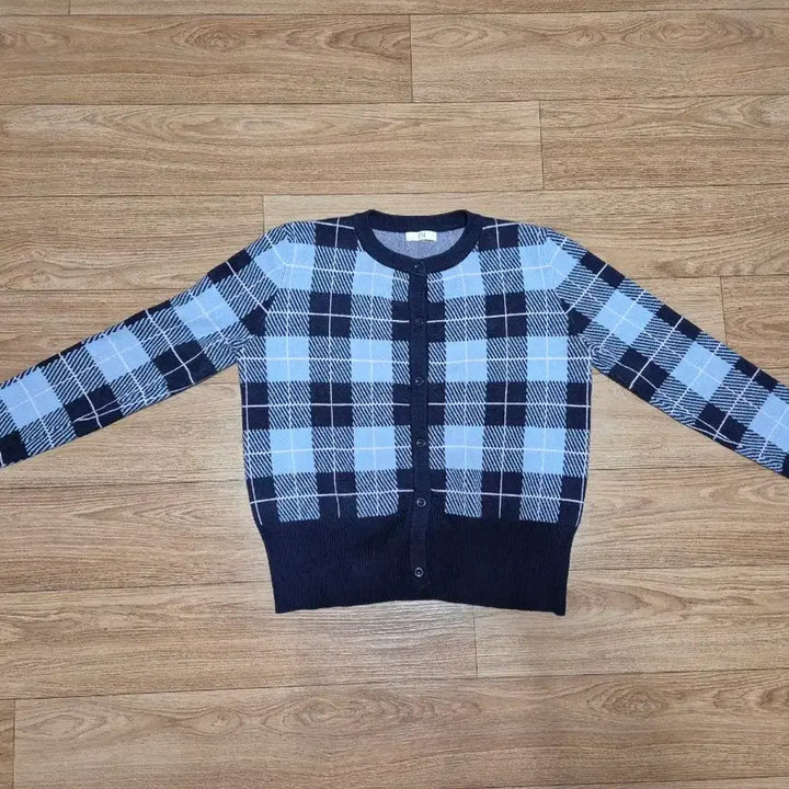 [BUNJANG] It MICHAA Check Knit Cardigan / 잇미샤 체크 니트 가디건