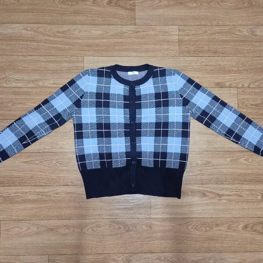 [BUNJANG] It MICHAA Check Knit Cardigan / 잇미샤 체크 니트 가디건