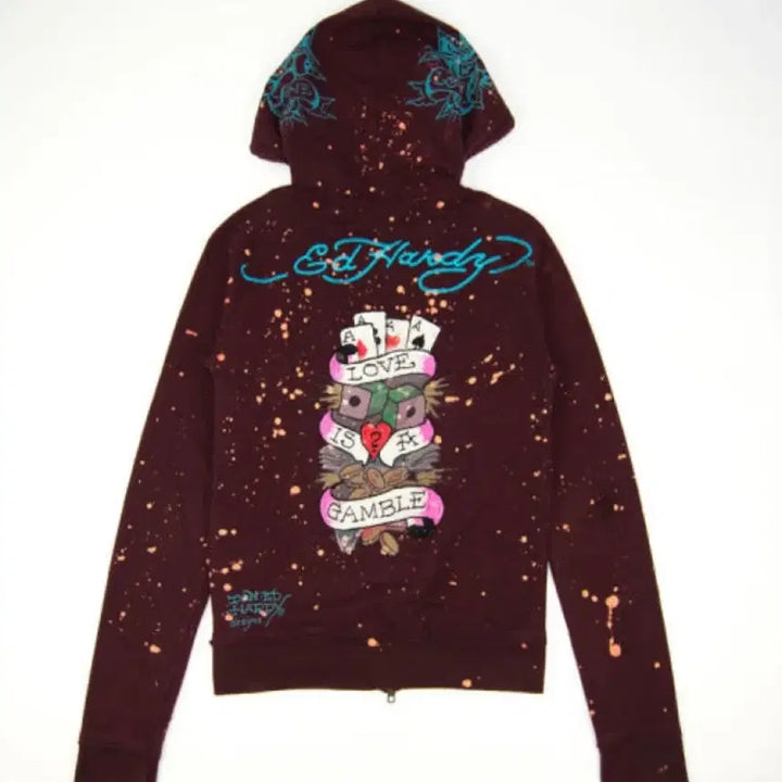 [BUNJANG] Ed Hardy Hoodie Zip-up / 에드하디 후드집업