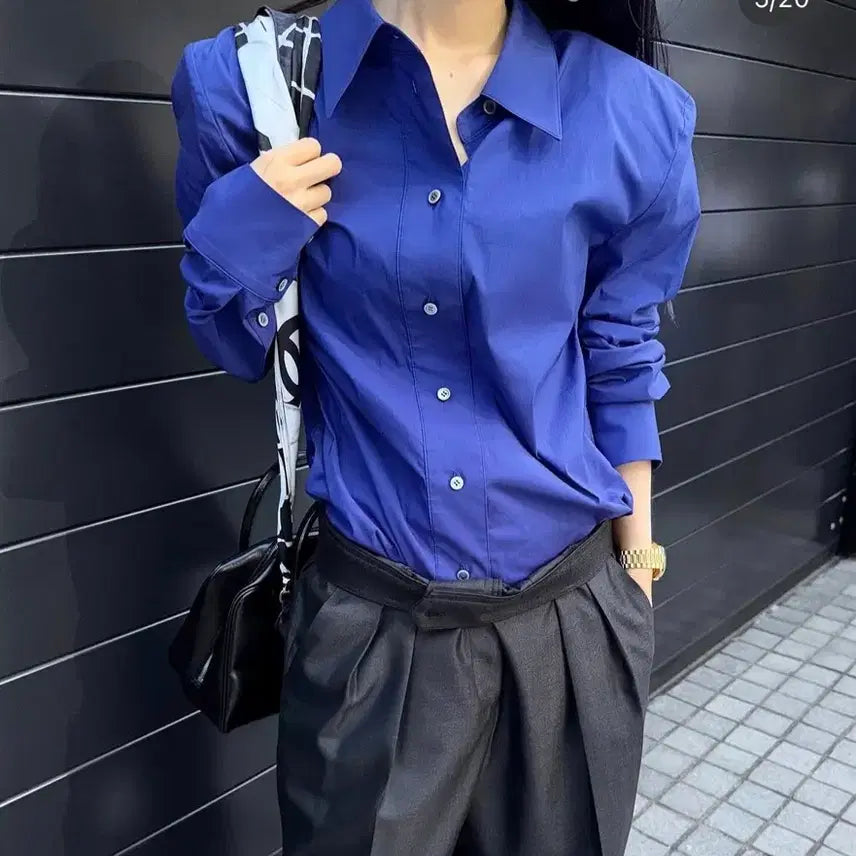 [SOLD OUT] [새상품/휘귀템] 드래곤블루스 블루셔츠