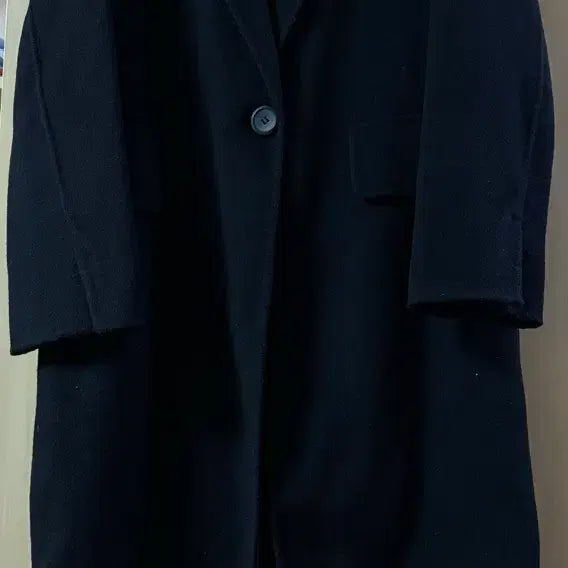 [BUNJANG] SO,WOOL Black Wool Coat (Size 55) / 쏘울 SO,WOOL 블랙 울코트 모100 55