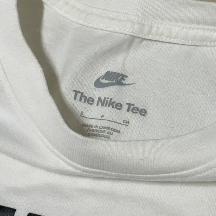 [BUNJANG] Nike Logo White T-Shirt Size S / 나이키 로고 화이트 반팔티 S