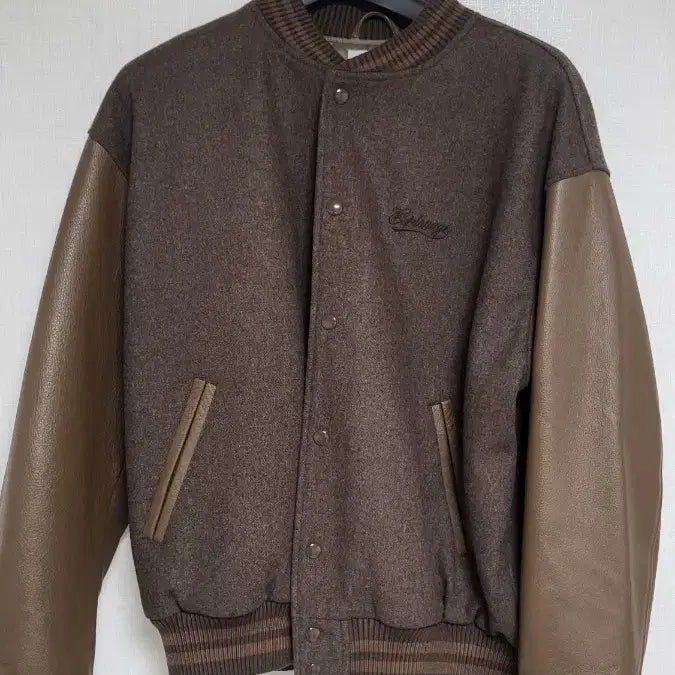 [SOLD OUT] 에스피오나지 바시티 자켓 브라운 XL