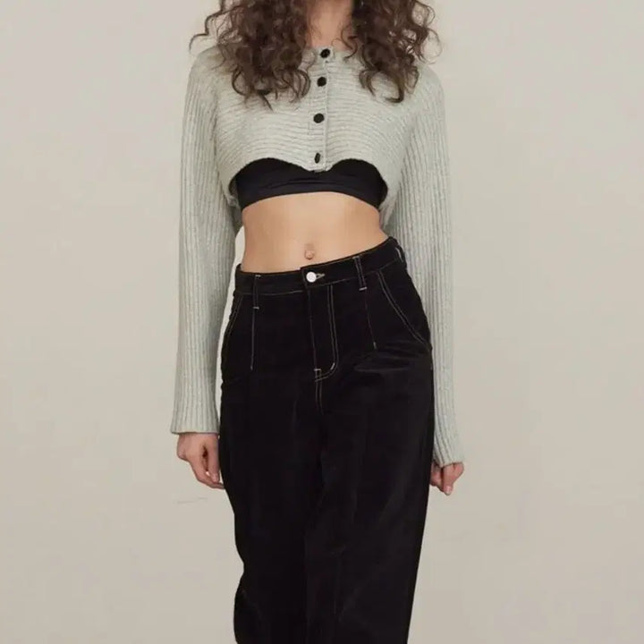 [BUNJANG] Diagonal Velvet Pants / (s)다이애그널 벨벳 팬츠