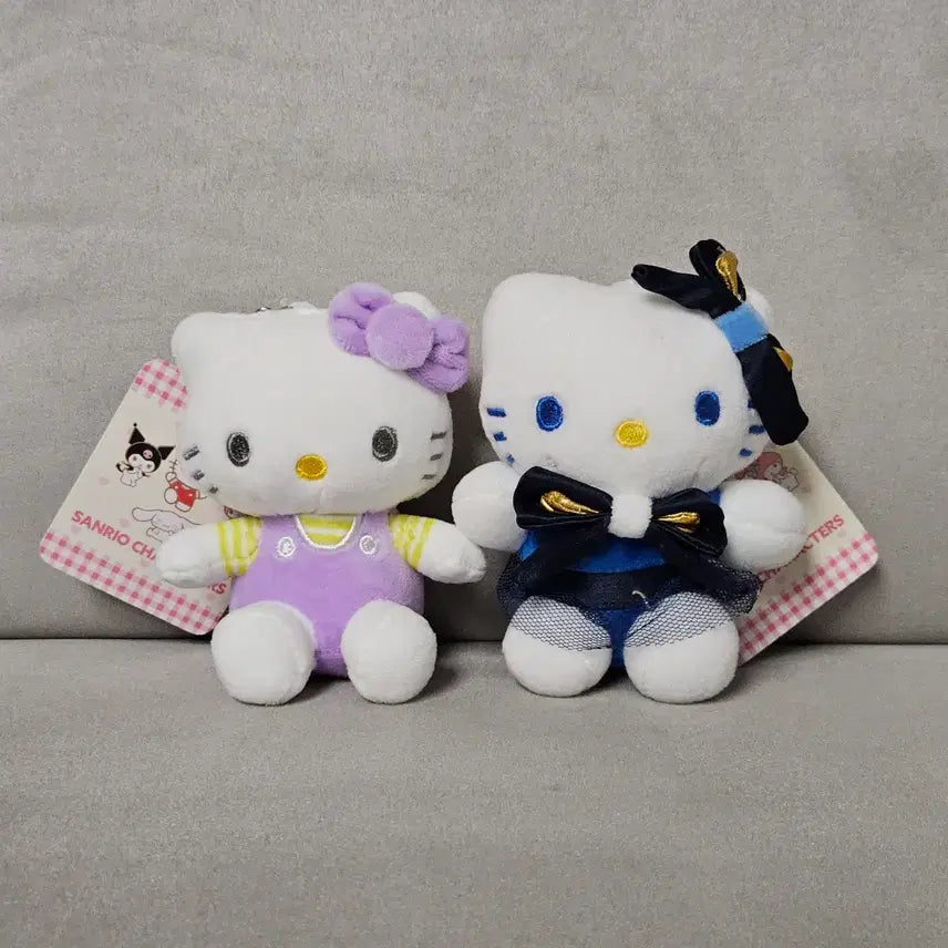 [BUNJANG] Sanrio Hello Kitty Keychain Doll Set / [2종세트]산리오 헬로키티 키티 키링 인형