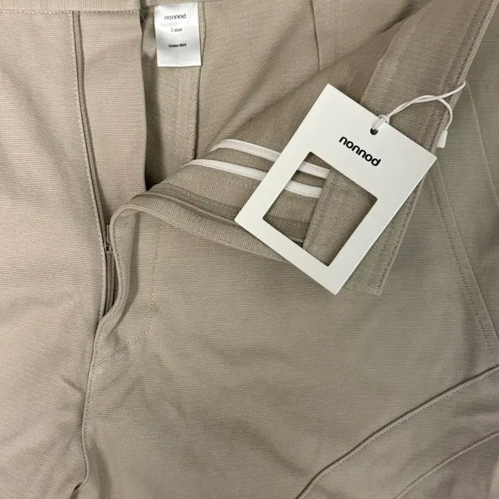 [BUNJANG] Nohnode Segment Pants Beige / [3] 논노드 세그먼트팬츠 베이지 새상품