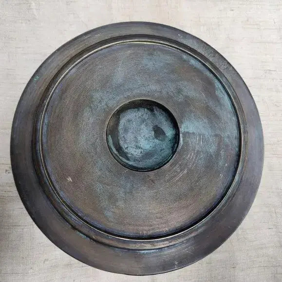 [BUNJANG] Antique Brass Bat Motif Ashtray / 연대좋은 박쥐문양 신주 배꼽재털이