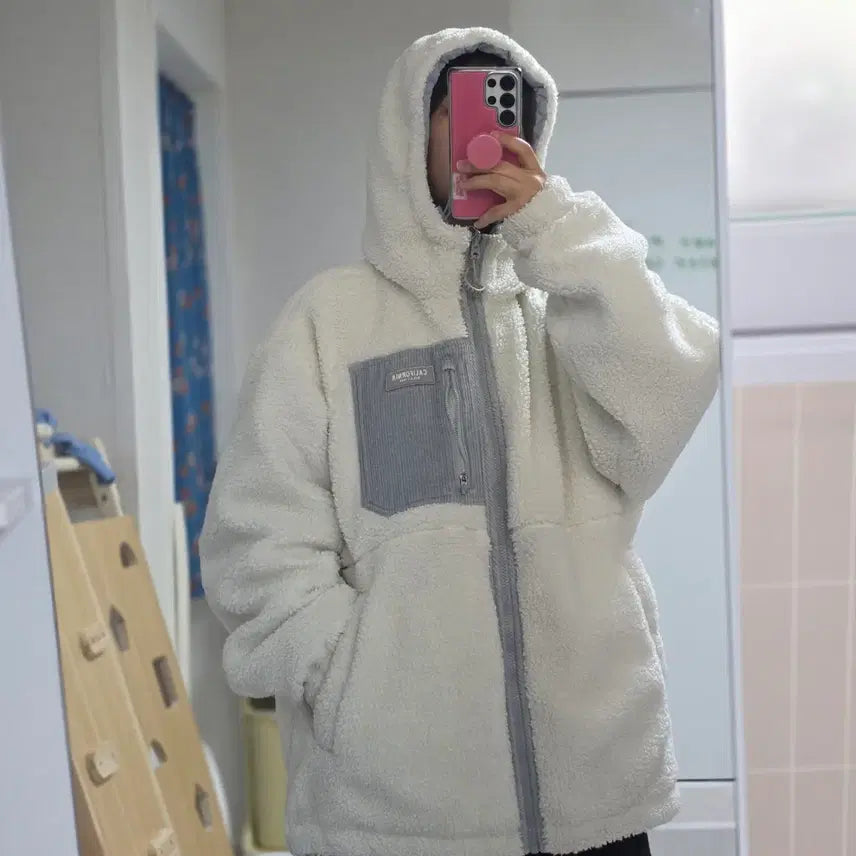 [BUNJANG] Who.A.U Reversible Fleece Padded Jacket / 후아유 리버시블 후리스 패딩