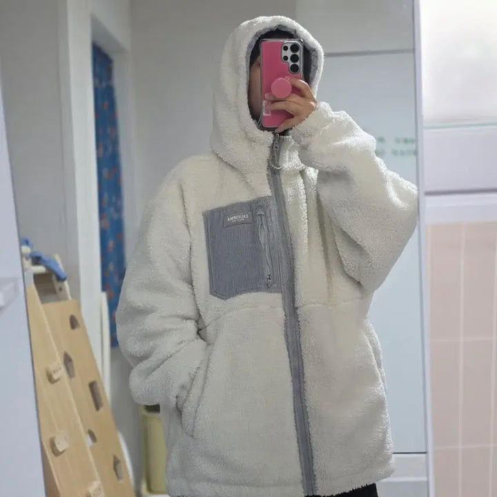 [BUNJANG] Who.A.U Reversible Fleece Padded Jacket / 후아유 리버시블 후리스 패딩