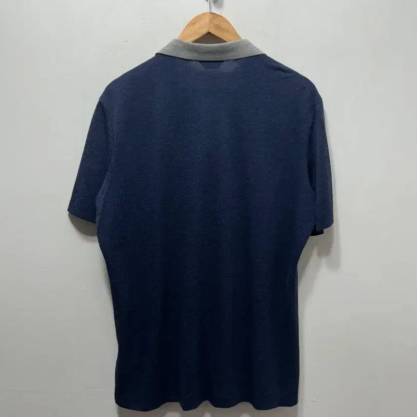 [BUNJANG] Disney Pluto Navy Short-Sleeved Collar T-shirt (Size 110) / 디즈니 플루토 반팔 카라 티셔츠 네이비 110사이즈