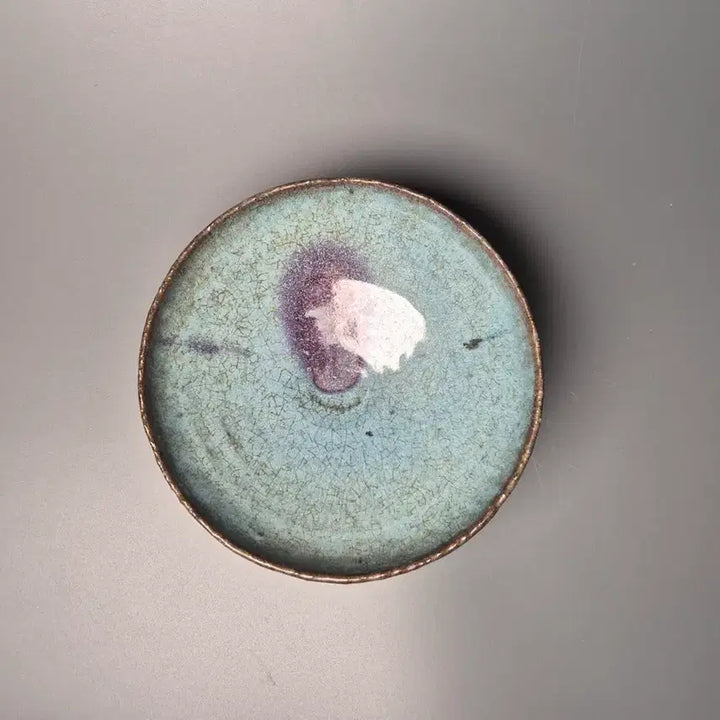 [BUNJANG] Song Dynasty Celadon Porcelain Bowl Antique Chinese Pottery / 송 군요 천람유 홍반 완 중국도자기 골동품 고미술품 수집품 군요자기