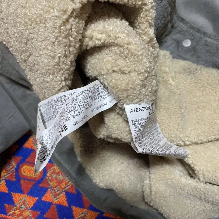 [BUNJANG] Zara Real Leather Shearling Suede Trucker Jacket / [100] 자라 리얼레더 양털 스웨이드 트러커 자켓