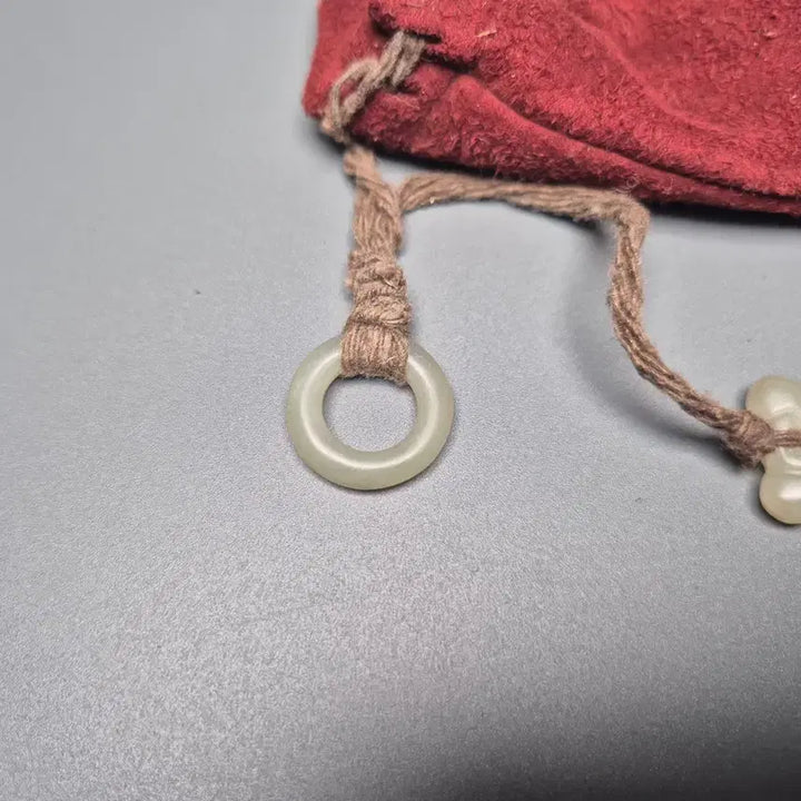[BUNJANG] Antique Jade Ornamented Gombandae Set / 청 동제 연두 옥선추 부 연낭 곰방대