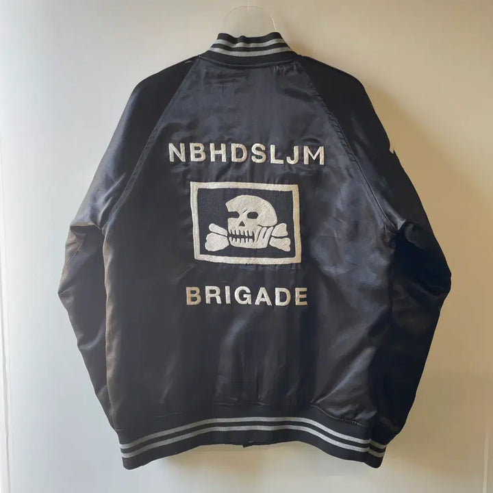 [BUNJANG] Neighborhood x Slam Jam Satin Baseball Jacket / 네이버후드 x 슬램잼 베이스볼자켓