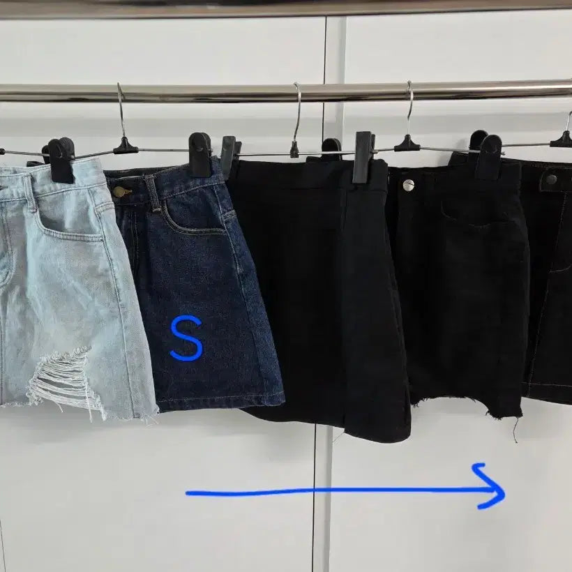[BUNJANG] Denim Mini Skirt (S/M) / 데님 미니스커트 S/M 사이즈 모음