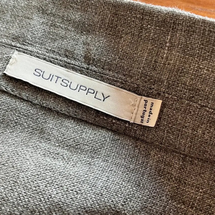 [BUNJANG] Suit Supply Linen Safari Jacket / 수트서플라이 리넨 사파리 자켓 ( 40 )
