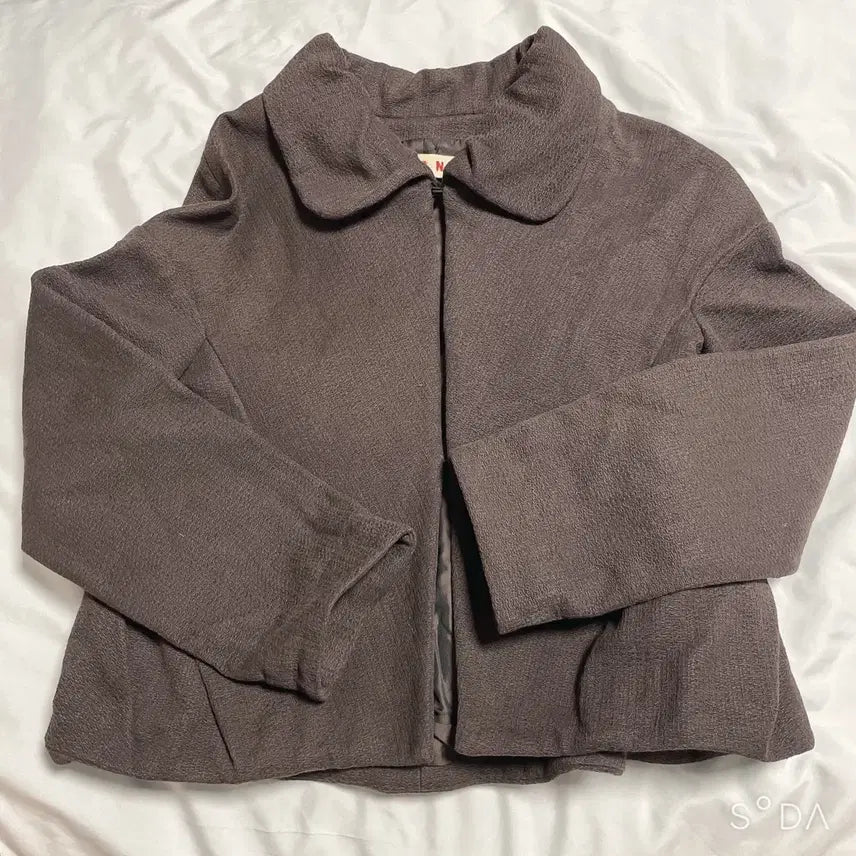 [BUNJANG] Marni Brown Collar Jacket / 마르니 브라운 카라 자켓