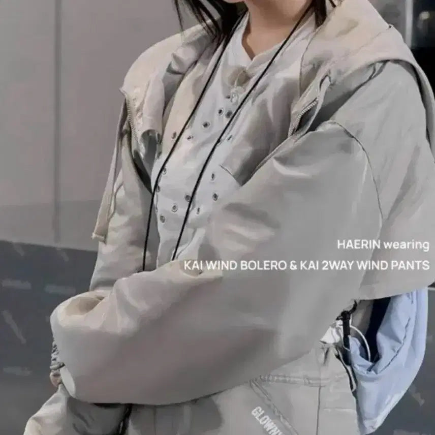 [BUNJANG] Glony Kai Wind Bolero Ash Beige / 글로니 카이 윈드 볼레로 애쉬베이지