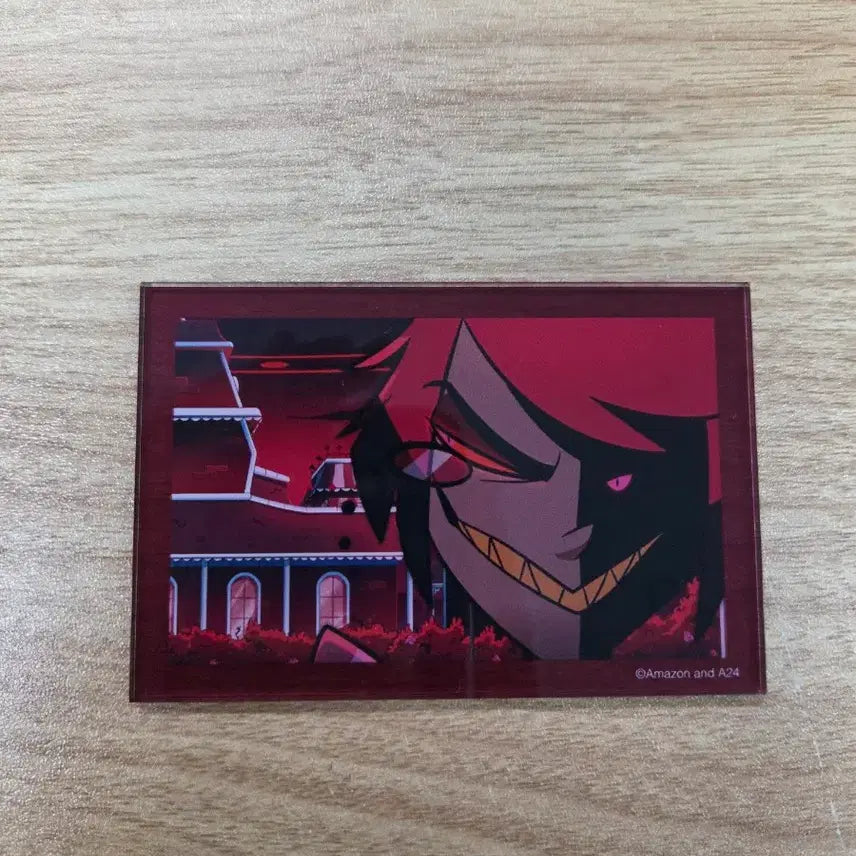 [BUNJANG] Hazbin Hotel Smile Base Cafe Acrylic Card Alastor / 해즈빈호텔 스마일베이스카페 아크릴카드 알래스터