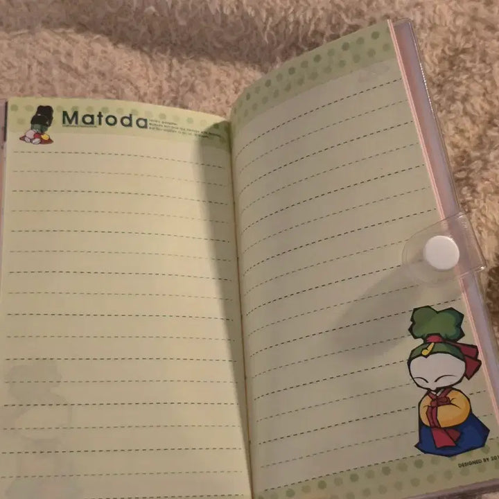 [BUNJANG] Matoda Vintage Snap Diary / 고전문구 마토다 Matoda 똑딱이 다이어리