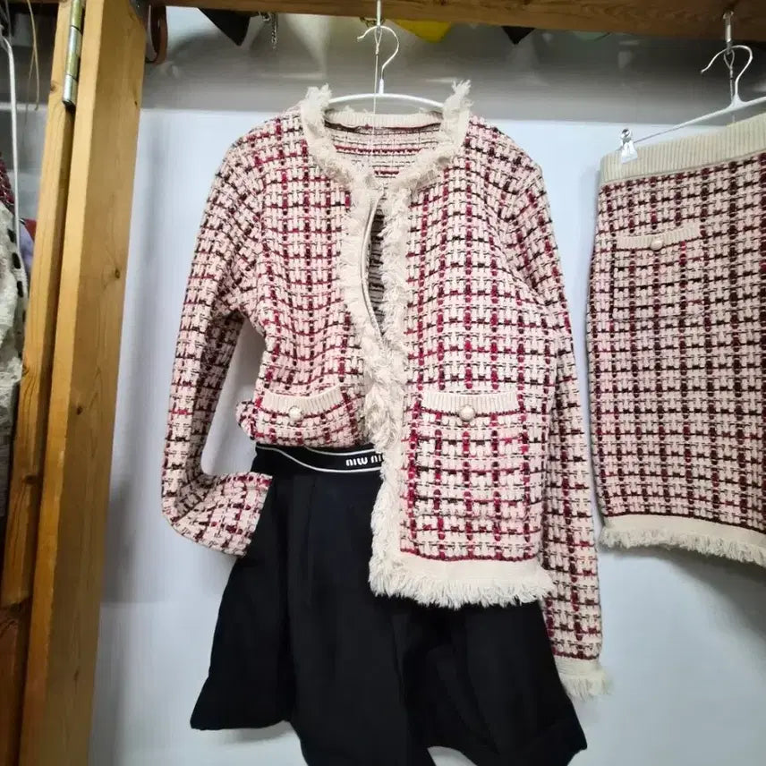 [BUNJANG] Marant Tweed Knit Set-up / Marant 트위드 니트셋업