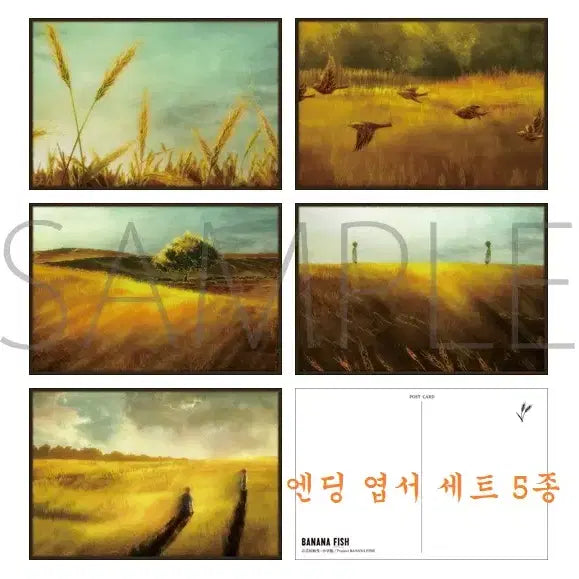 [SOLD OUT] (일괄) 바나나피쉬  BANANA FISH 엔딩 엽서 등