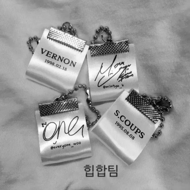 [SOLD OUT] !세븐틴 비공굿 라벨키링 세트!
