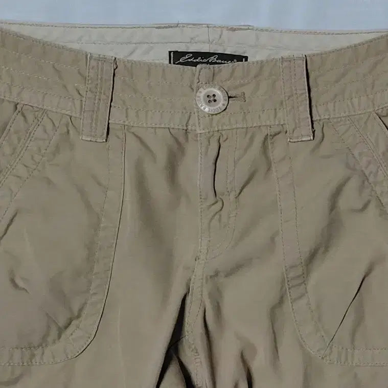 [BUNJANG] Eddie Bauer Beige Cargo Pants (Size 4P) / [S~M] 에디바우어 베이지 카고 팬츠 (4P)