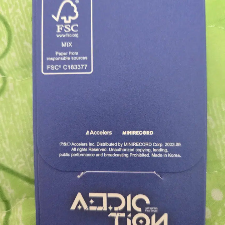 [BUNJANG] Airi Kanna Addiction Mini Record (Event Prize) Unsealed / 개봉품) 아이리칸나 1집 어딕션 미니레코드 (이벤트 당첨품)