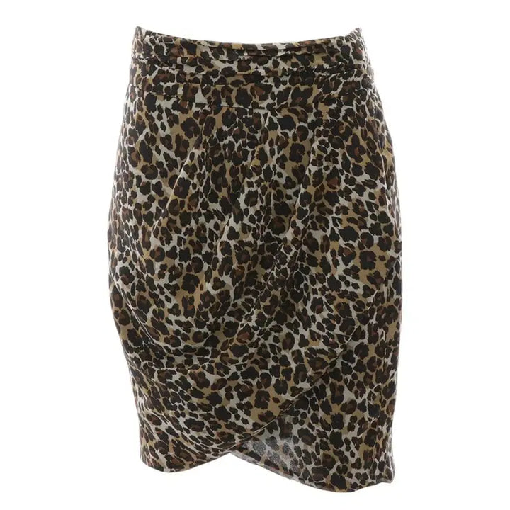 [BUNJANG] Mango Leopard Tulip Skirt / 망고 호피 튤립 스커트