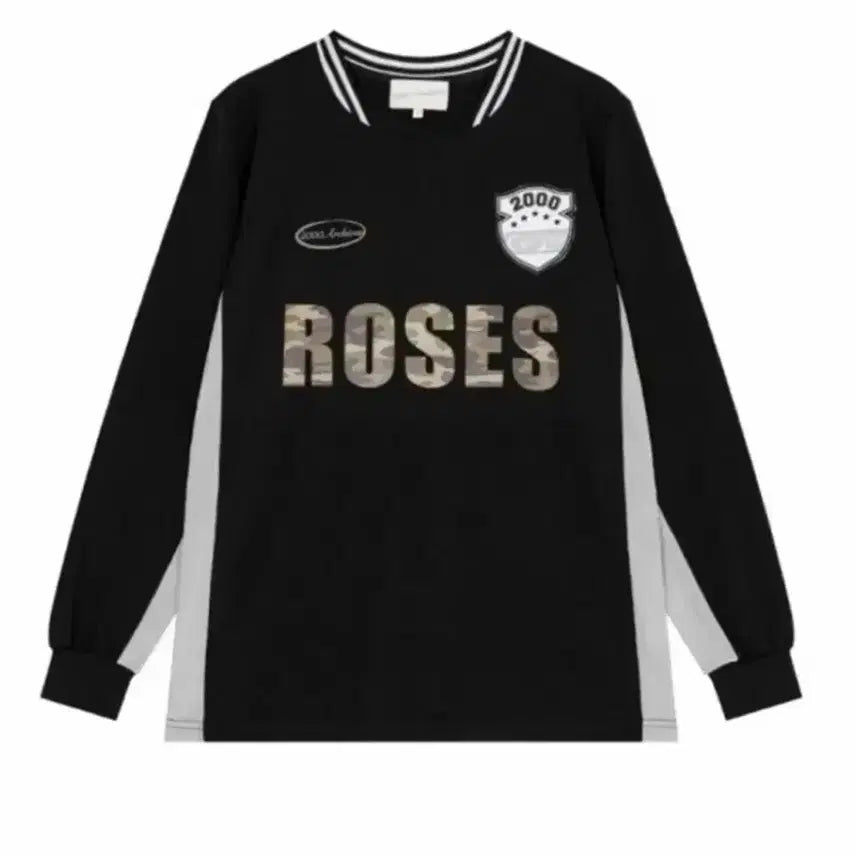 [BUNJANG] 2000 Archive Oversized Rugby T-Shirt - Black / 2000아카이브 오버사이즈 럭비티 블랙