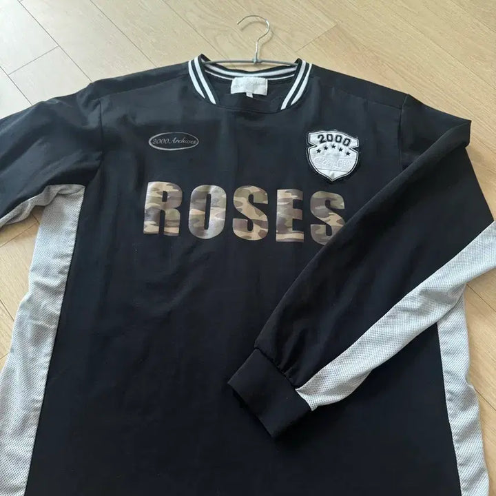 [BUNJANG] 2000 Archive Oversized Rugby T-Shirt - Black / 2000아카이브 오버사이즈 럭비티 블랙