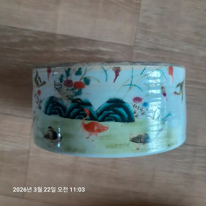 [BUNJANG] White Porcelain Inkstone with Engraved Pattern / 백자조문벼루