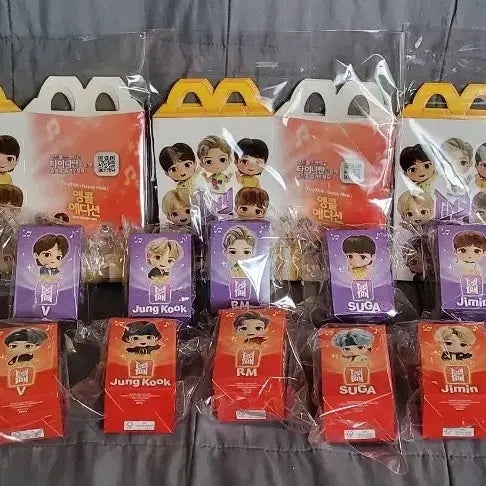 [SOLD OUT] 미개봉 )맥도날드 BTS TinyTAN 인형 풀세트