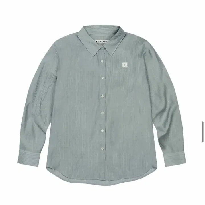 [BUNJANG] Centaur Wrinkle Oversized Shirt - Blue / 센토르 링클 오버핏 셔츠 블루