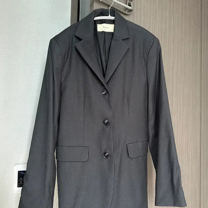 [BUNJANG] Charcoal Double Button Jacket / 차콜 자켓