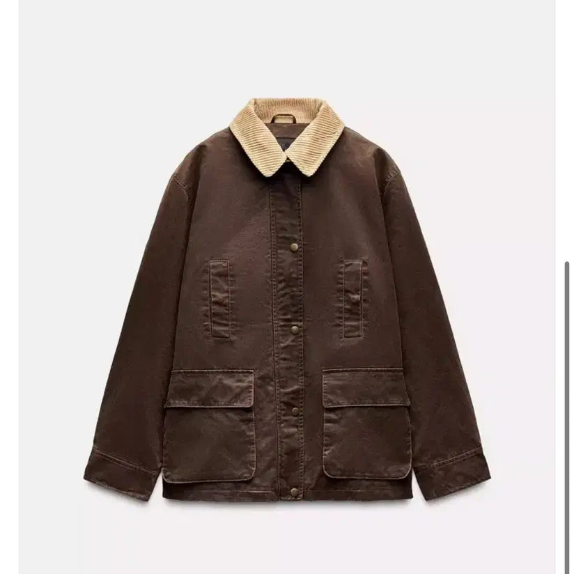 [BUNJANG] Zara Waxed Jacket (S) / 자라 바버맛 왁스 자켓 s