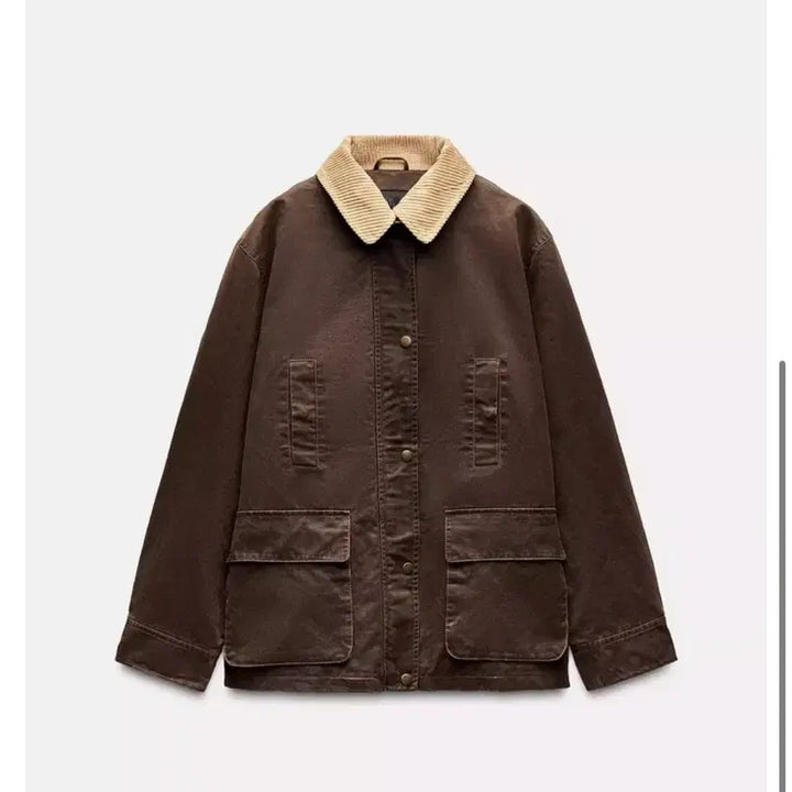 [BUNJANG] Zara Waxed Jacket (S) / 자라 바버맛 왁스 자켓 s