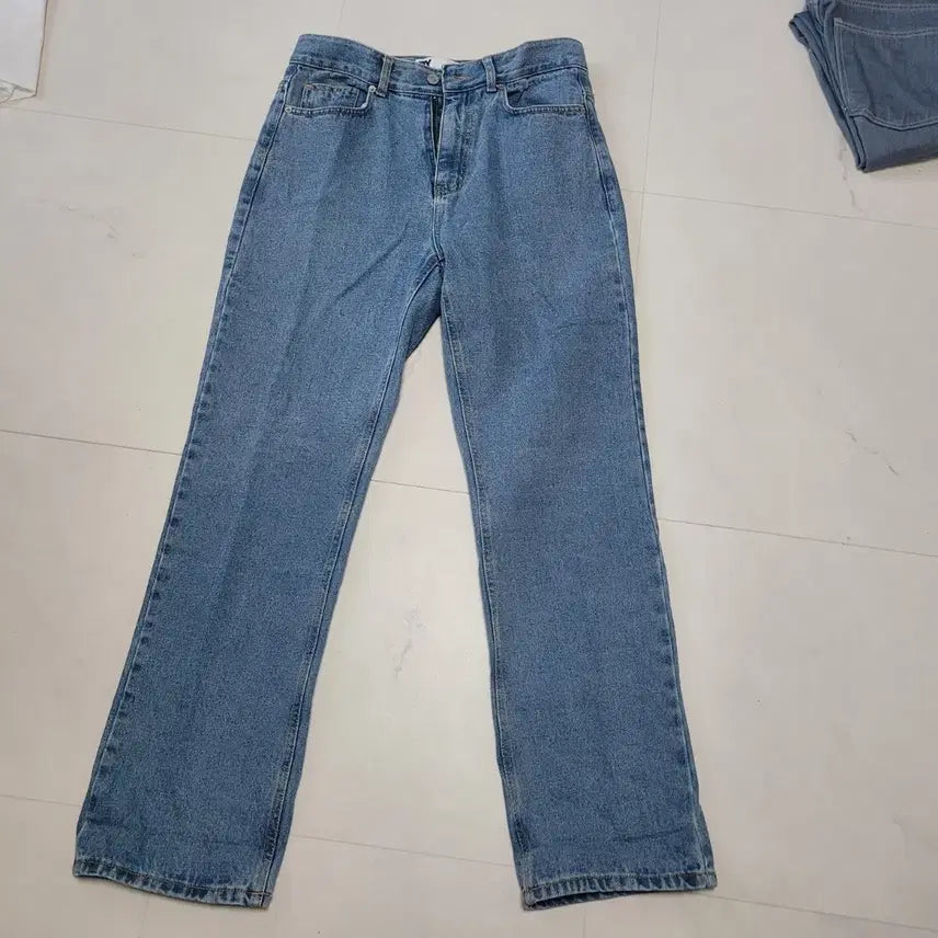 [BUNJANG] Denim Wide Jeans / 데님 와이드 청바지