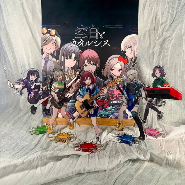 [BUNJANG] CRAXY Acrylic Stand &amp; Poster Set / 걸즈밴드 크라이 아크릴스탠드5 +포스터