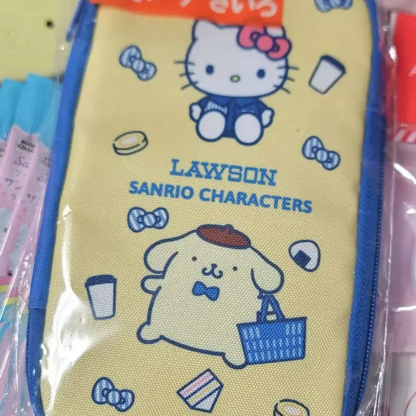 [BUNJANG] Sanrio x Lawson Collaboration Pompompurin Collection / 산리오x로손 콜라보 쿠지상품 폼폼푸린 모음 (접시, 필통,펜)